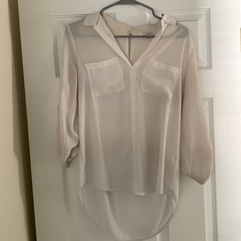 Charming Charlie white blouse, size small.